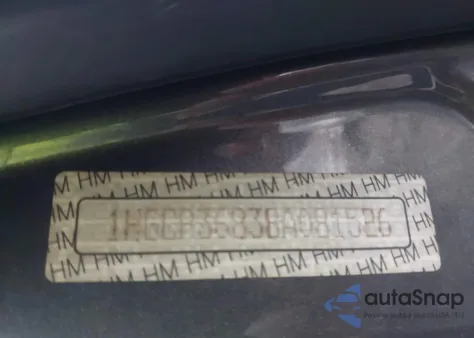 2008 Honda Accord 3.5 Ex-L from USA, damaged, VIN 1HGCP36838A081526